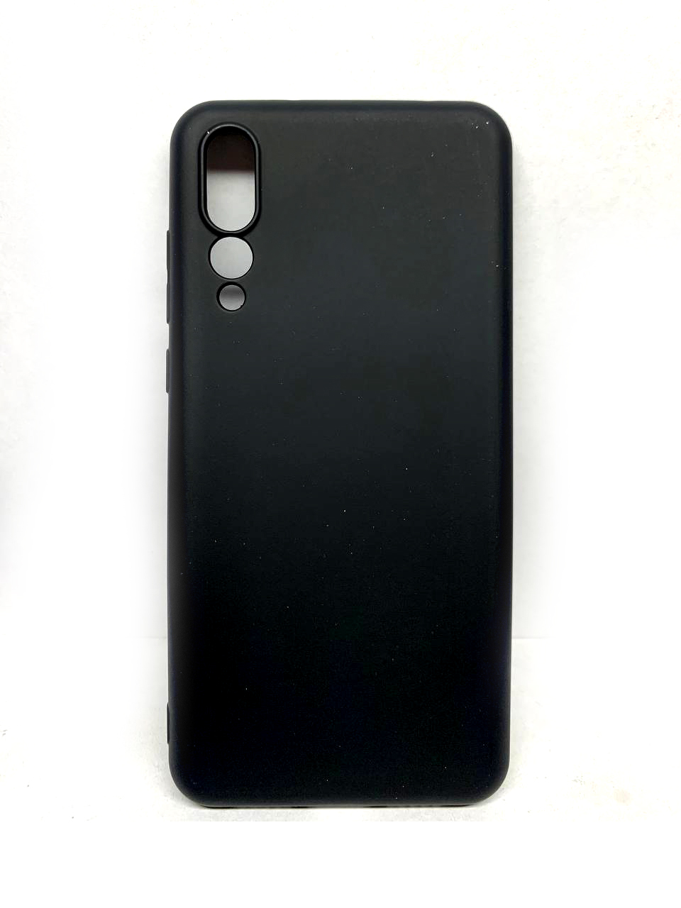 Silicone Case Full Cover для Huawei P20 Pro чорний-0